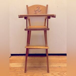 Vintage doll highchair 1950s Whitney